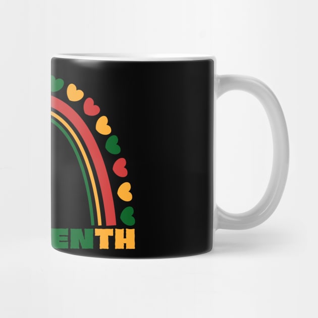 Juneteenth Rainbow by Creatifly Graphic Tees